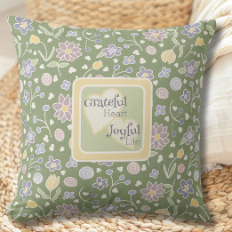 Inspirerande blomster Cottagecore kastkudde Kudde