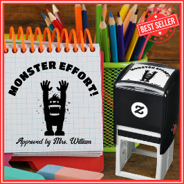 Inspirerande "Bra Jobbat" Personlig Lärare Självfärgande Stämpel