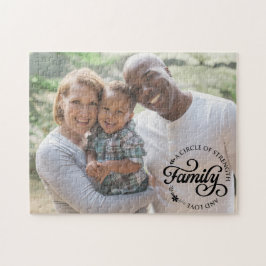 Inspirerande Citat Anpassad Familjefoto Pussel