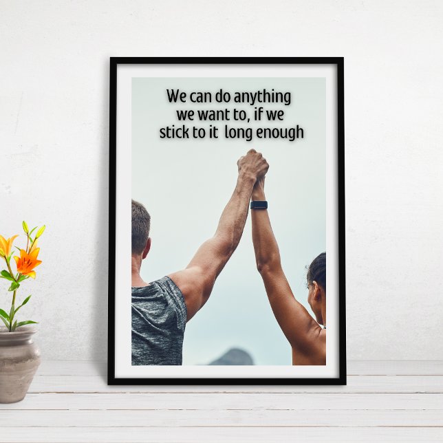 Inspirerande citat för att du kan göra vad som hel poster (Skapare uppladdad)