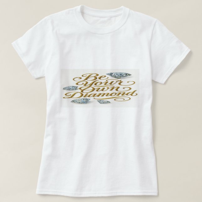 Inspirerande Citat för Kvinnor T-Shirt (Design framsida)