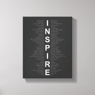 Inspirerande citat för Office, Work and Home Canvastryck