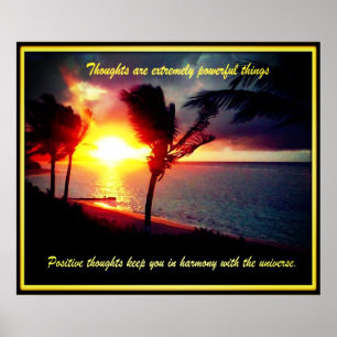 inspirerande citat från hawaiiska scener poster