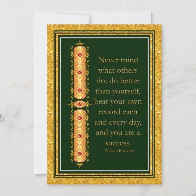 inspirerande citat i elegantens dekorativa design (Framsida)