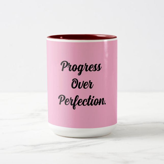 Inspirerande Citat Kaffemug Två-Tonad Mugg (Center)