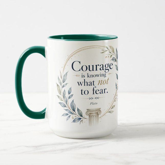 Inspirerande citat kaffemugg (Vänster)