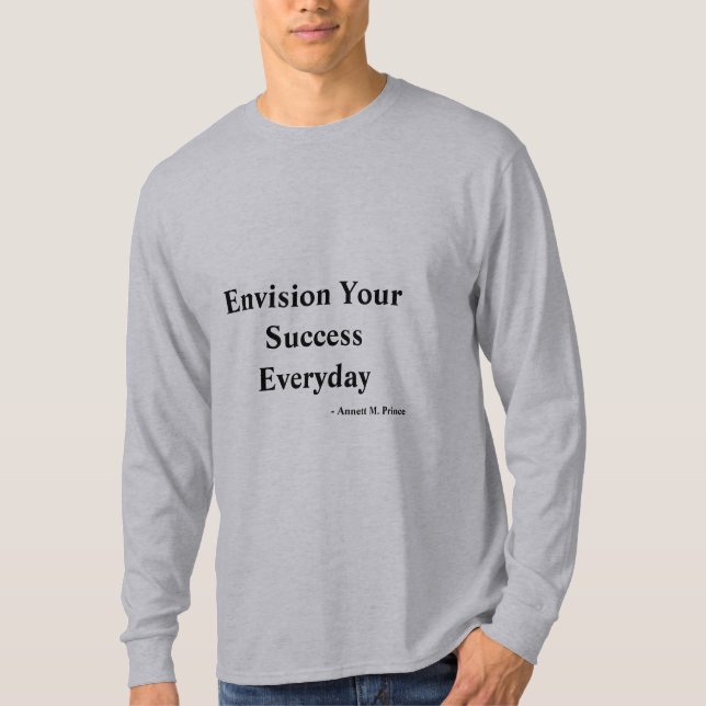Inspirerande Citat Långärmad T-Shirt G - EYSED (Framsida)