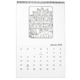 Inspirerande Citat Målarbok Kalender