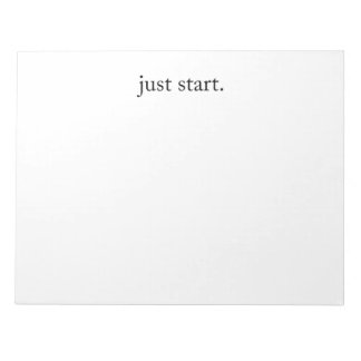 Inspirerande Citat Minimalist Anteckningsblock