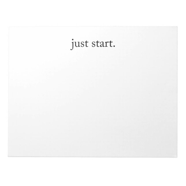 Inspirerande Citat Minimalist  Anteckningsblock (Framsida)
