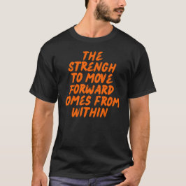Inspirerande Citat Minimalistisk Typografi T Shirt