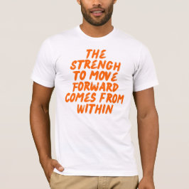 Inspirerande Citat Minimalistisk Typografi T Shirt
