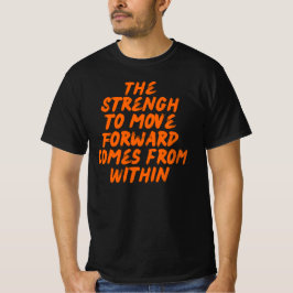 Inspirerande Citat Minimalistisk Typografi T Shirt