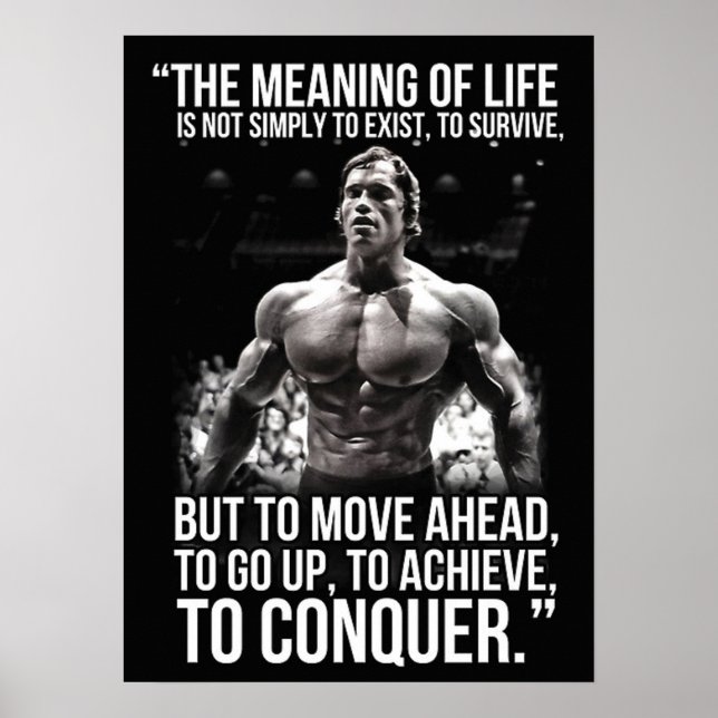 Inspirerande citat - Motiverande Poster för att ar (Framsidan)