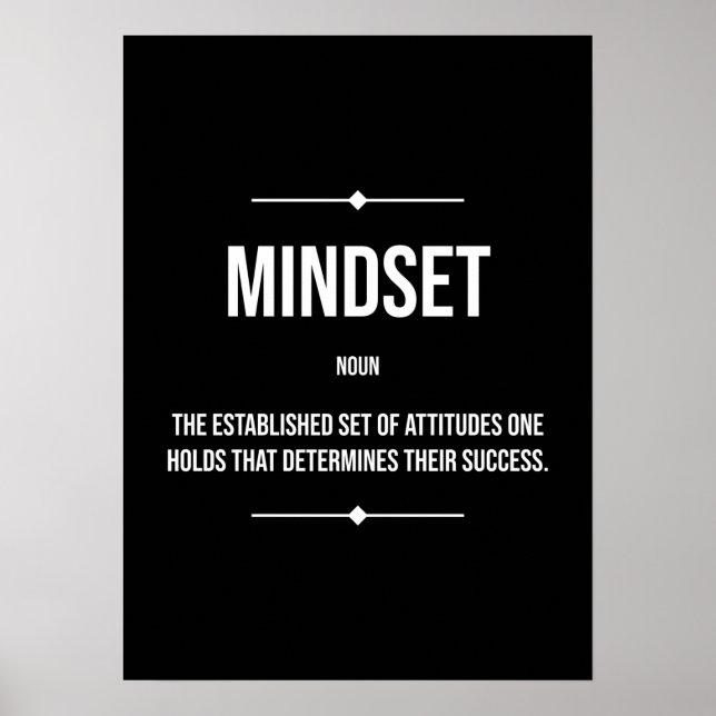 Inspirerande citat - Motiverande Poster för att ar (Framsidan)