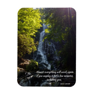 inspirerande citat - naturfoto - magnet