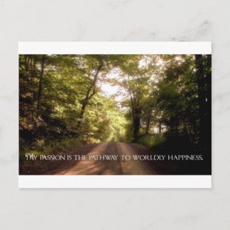 Inspirerande Citat -- Passion Vykort