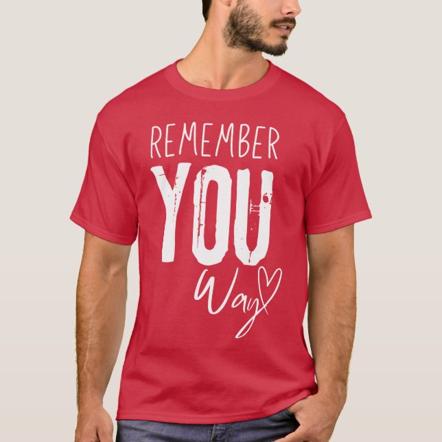 Inspirerande citat pojke t shirt (Framsida)