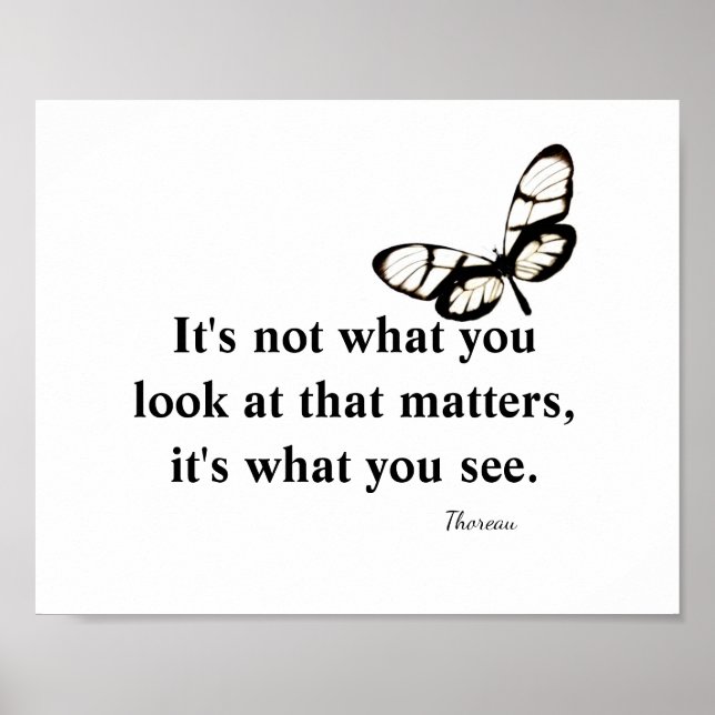 inspirerande citat poster svart och vitt (Framsidan)