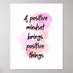 inspirerande citattecken är positiva, få motiverad poster