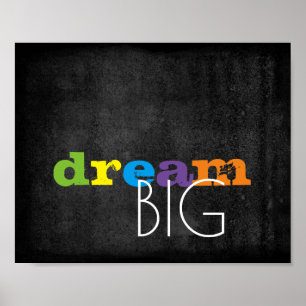 inspirerande citattecken, färgstark text poster dr