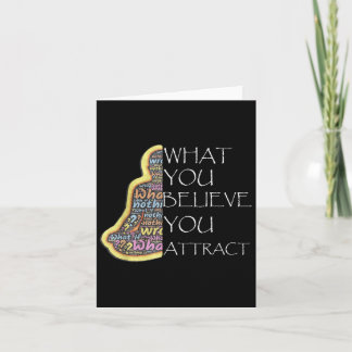 inspirerande citerar vad du tror att du lockar kort