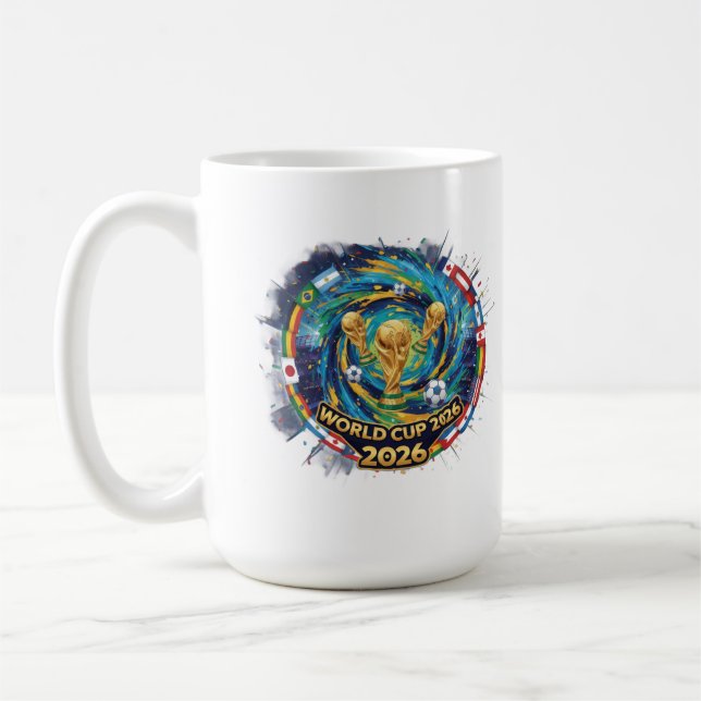Inspirerande designad kaffemugg (Vänster)