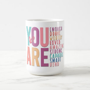 Inspirerande Du Är Nog Kaffemugg