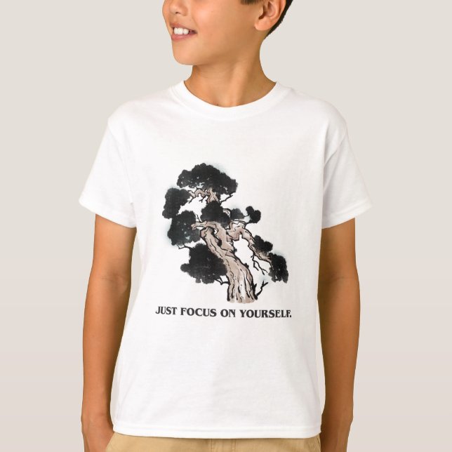 Inspirerande egenvårdskläder för barn och vuxna t shirt (Framsida)
