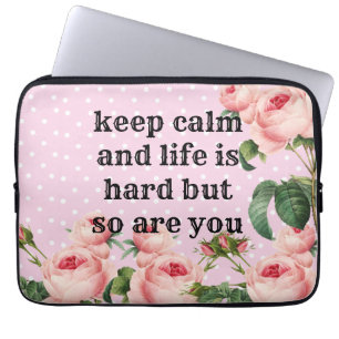 inspirerande fras laptop fodral