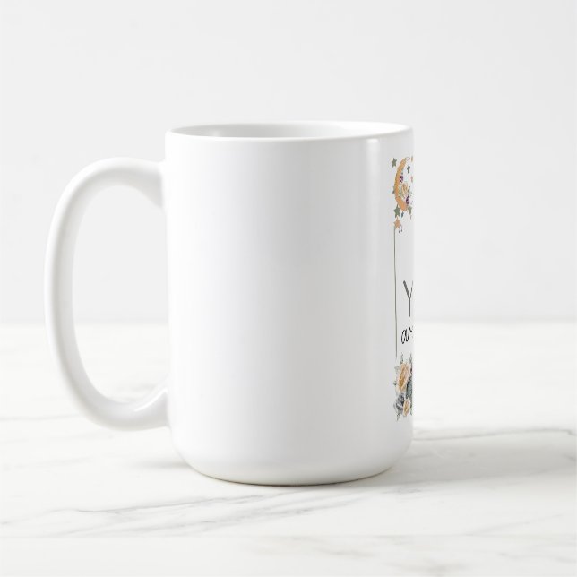 Inspirerande fyr-gåva positiv påminnelse kaffemugg (Vänster)