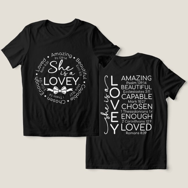 Inspirerande gos t shirt (Design fram och bak)