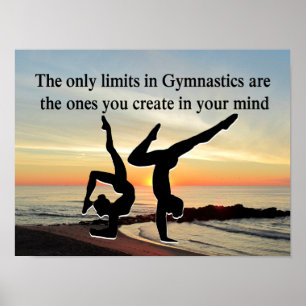 INSPIRERANDE GYMNASTIKVOT POSTER