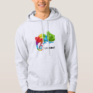 Inspirerande herr-chamäleon-hoodie - Vibrerande Hoodie