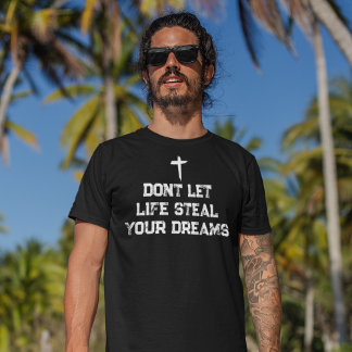 Inspirerande herrtröja med kristen text t shirt