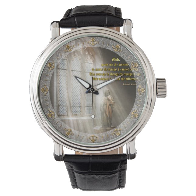 Inspirerande - Himmelsk Fader - Serenity-bön Armbandsur (Framsida)