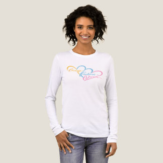 Inspirerande Hjärtgrafik T Shirt