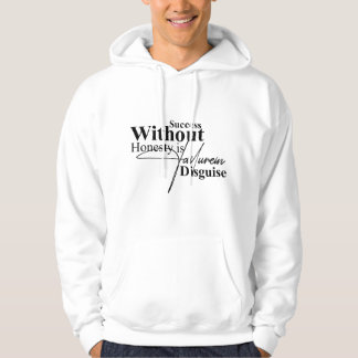 Inspirerande Integritet Typografi Hoodie