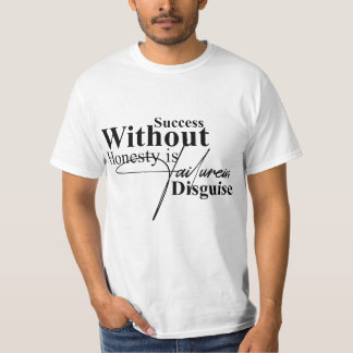 Inspirerande Integritet Typografi T-Shirt