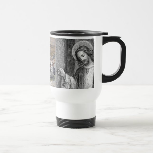 Inspirerande Jesus Bibeln Tro Hopp Kärlek Resemugg (Höger)