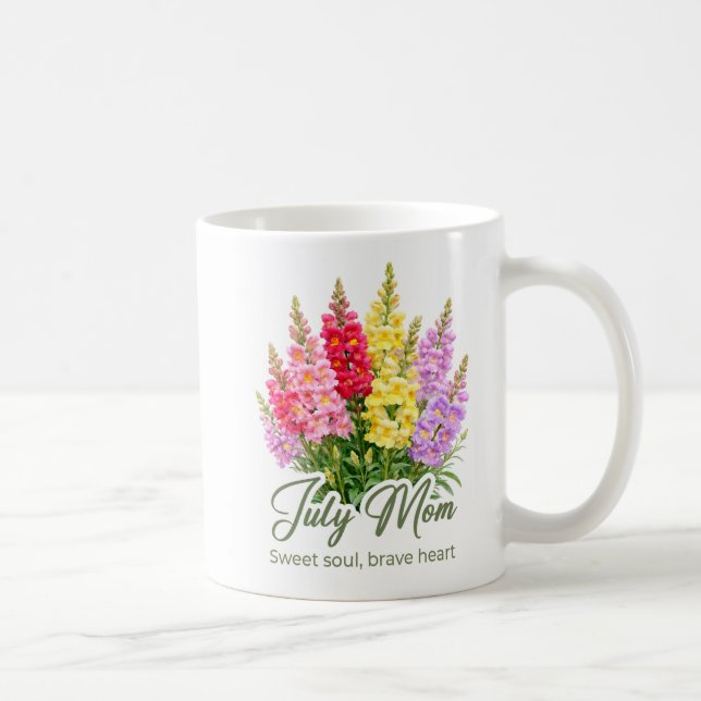 Inspirerande Julifödelsblomma Mamma Wrap Kaffemugg (Höger)