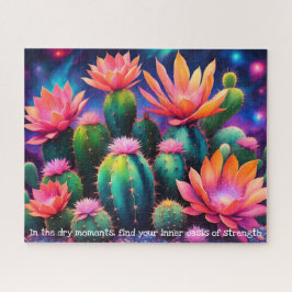 Inspirerande Kaktusblomning Pussel
