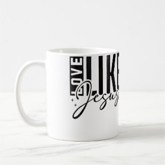 Inspirerande kärlek som Jesus uppmuntrande kristna Kaffemugg