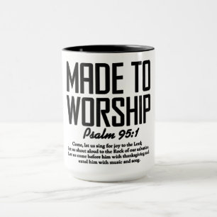 Inspirerande kristen bibelvers mugg