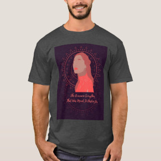 Inspirerande kvinnliga citat motiverande citat fri t shirt