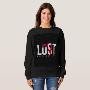 Inspirerande Kvinnors LOST Hoodie - Mysig Urban T Shirt