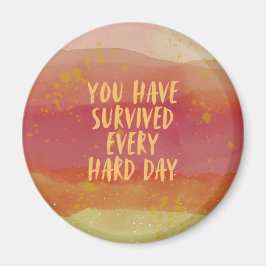 Inspirerande kylskåpsmagnet