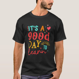 Inspirerande lärare Det är en bra dag att lära te T Shirt