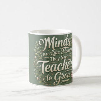 Inspirerande lärare-mugg – Sinnen är som blommor Kaffemugg