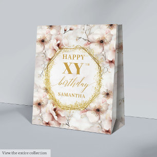 Inspirerande Ljus rosa Rustic Guld Birthday Gift B